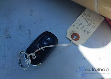 2025 Honda Civic Hybrid Sport Touring из США, поврежденный, VIN 19XFL4H93SE006784